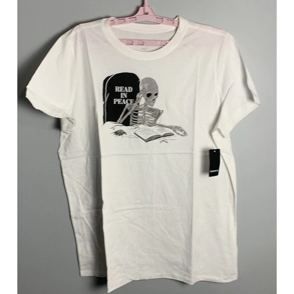 NWT Torrid Read In Peace Classic Heritage Jersey Crew Tee 2XL - Picture 5 of 9